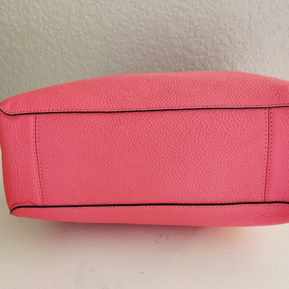 New Kate Spade NY Coral Leather Shoulder Bag Purse